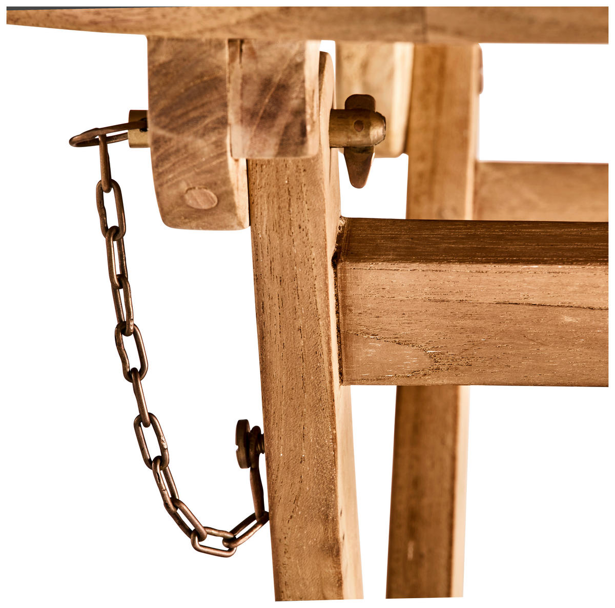 ZÁHRADNÝ PRÍRUČNÝ STOLÍK, drevo, 50/50/45 cm - farba tíku, Romantik / Landhaus, drevo (50/50/45cm) - Ambia Garden