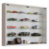 HÄNGEVITRINE in Weiß  - Transparent/Schwarz, KONVENTIONELL, Glas/Holzwerkstoff (80/60/10cm) - MID.YOU