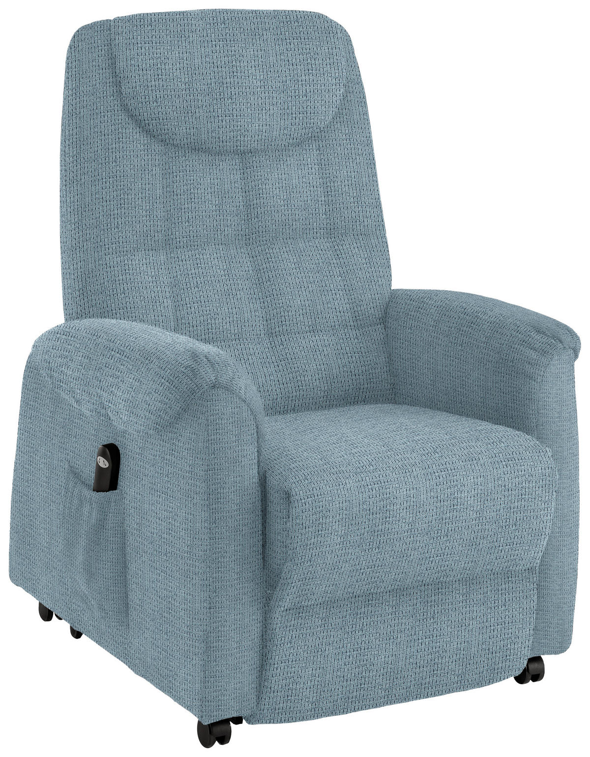 FERNSEHSESSEL in Mikrofaser Blau  - Blau/Schwarz, Konventionell, Kunststoff/Textil (83/113/92cm) - Xora