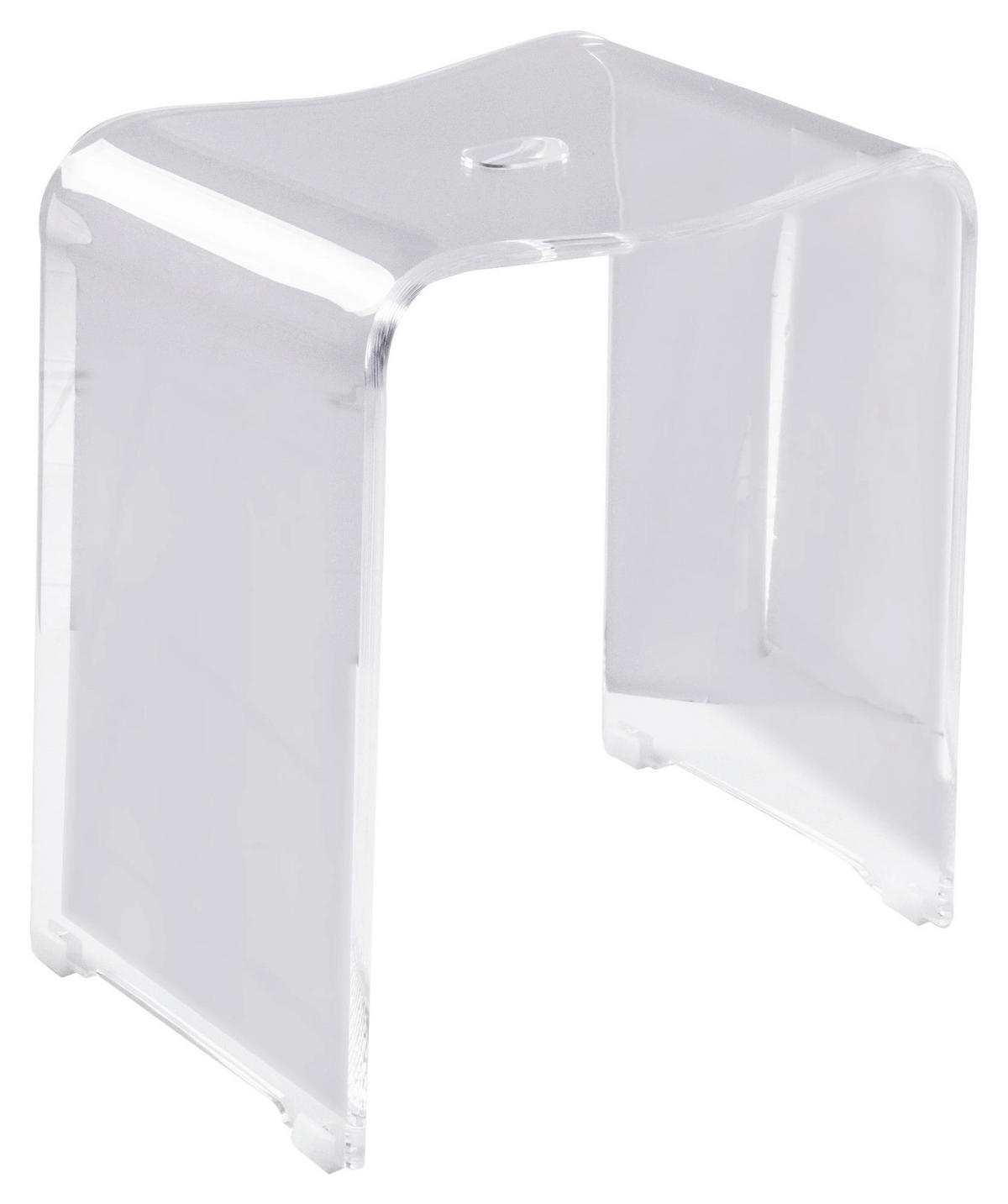 BADHOCKER - Transparent, Basics, Kunststoff (40/47/27,5cm) - Sadena