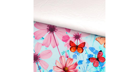 WENDEBETTWÄSCHE Satin 140/200 cm  - Blau/Weiß, Textil (140/200cm) - Esposa