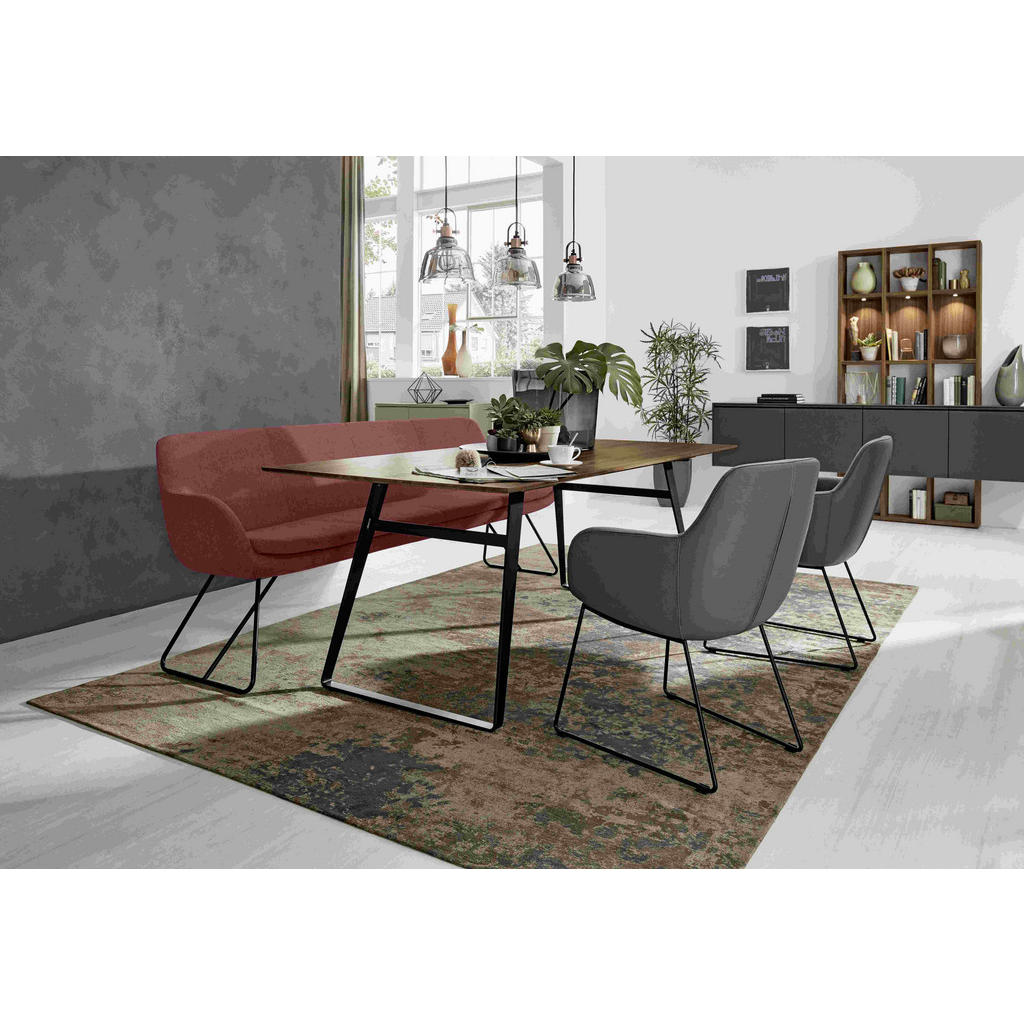 Thumbnail - Musterring Sitzbank, Bordeaux, Textil, 4-Sitzer, 220x87x65 cm, Lederauswahl, Stoffauswahl, Typenauswahl, in verschiedene...