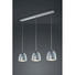 HÄNGELEUCHTE - Silberfarben/Nickelfarben, Basics, Glas/Metall (80/130cm) HÄNGELEUCHTE - Silberfarben/Nickelfarben, Basics, Glas/Metall (80/130cm)