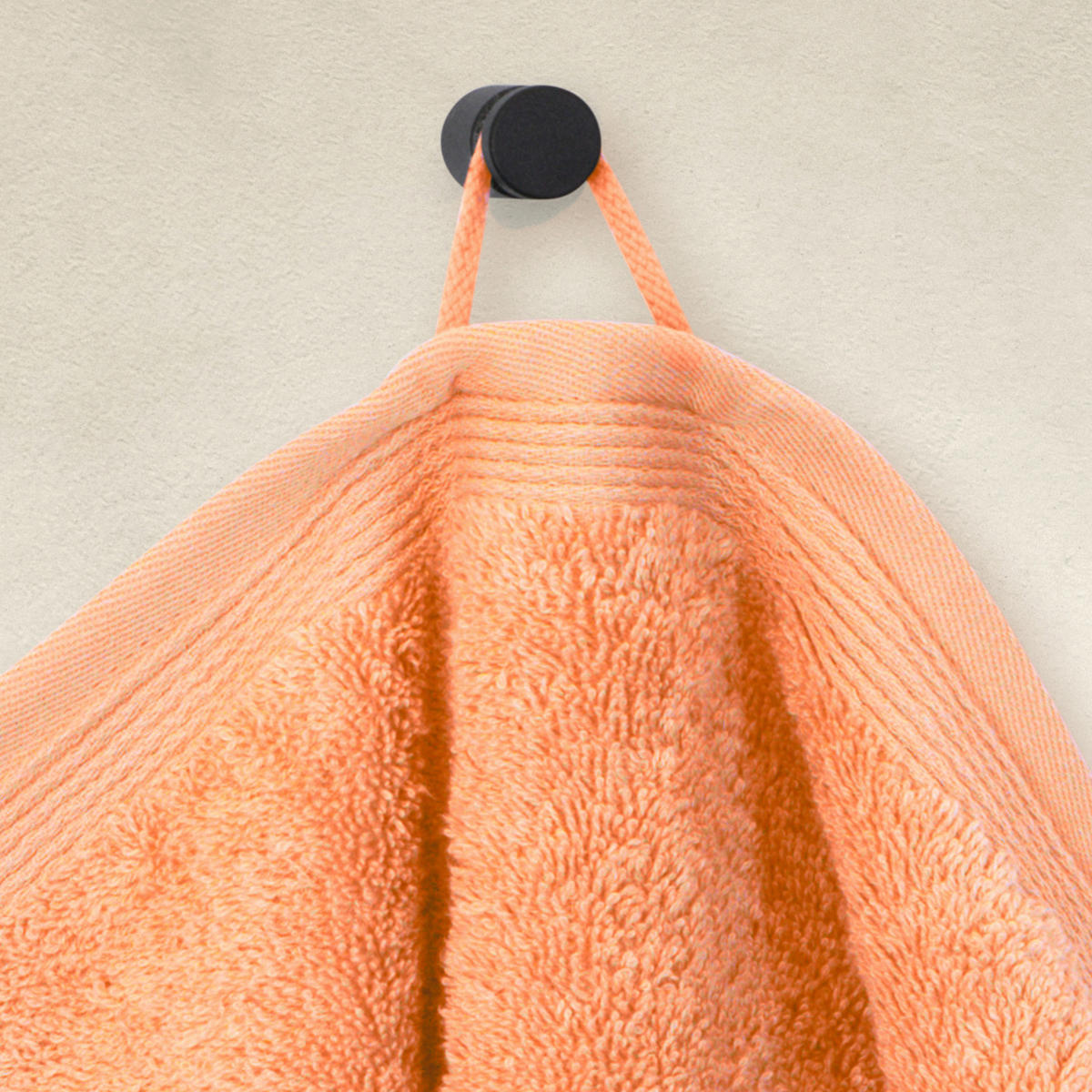 HANDTUCH Superwuschel Aprikose  - Aprikose, Basics, Textil (60/110cm) - Moeve