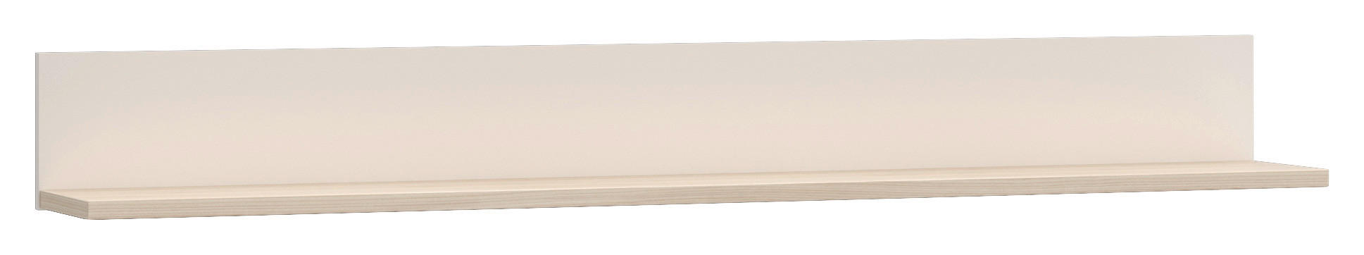VÄGGHYLLA  160/18,1/21,9 cm  - sandfärgad/ekfärgad, Natur, trämaterial (160/18,1/21,9cm) - Ti'me
