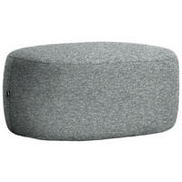 HOCKER in Textil Olivgrün  - Schwarz/Olivgrün, MODERN, Kunststoff/Textil (88/43/66cm) - Hom`in