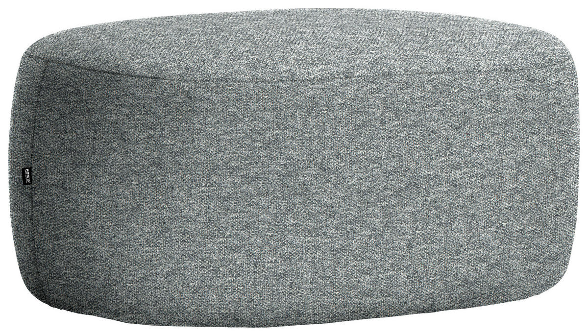 HOCKER in Textil Olivgrün  - Schwarz/Olivgrün, MODERN, Kunststoff/Textil (88/43/66cm) - Hom`in