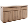 SIDEBOARD  156/81/40 cm 3 Schublade(n)  - Eichefarben, Design, Holzwerkstoff (156/81/40cm) - Livetastic