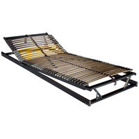 LATTENROST 120/200 cm  - Anthrazit/Gelb, Basics, Holz/Kunststoff (120/200cm) - Novel