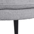 ECKSOFA Grau Chenille  - Schwarz/Grau, KONVENTIONELL, Textil/Metall (275/140cm) - Carryhome