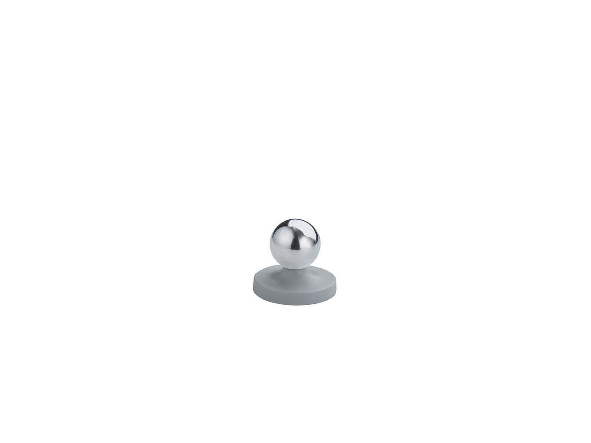 AKKU-TISCHLEUCHTE - Grau, Basics, Metall (20/12/36cm)