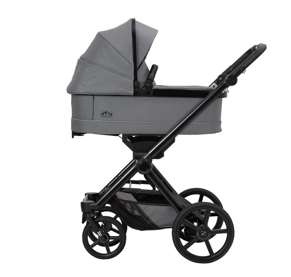 KINDERWAGENSET Outdoor Activity  - Grau, Basics, Textil (58/116/96cm) - Hartan