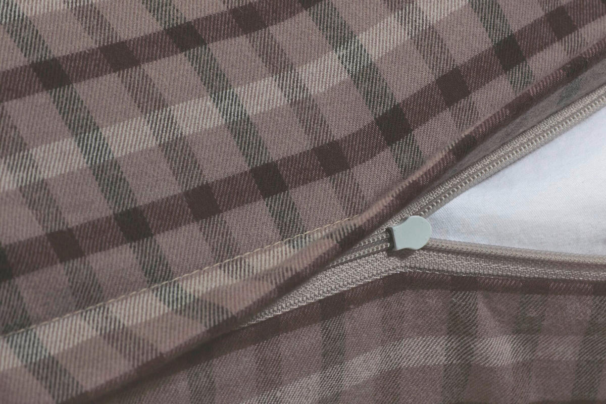 BETTWÄSCHE 2-teilig JOOP! SOFT MESH Jersey 155/220 cm  - Braun, Basics, Textil (155/220cm) - Joop!