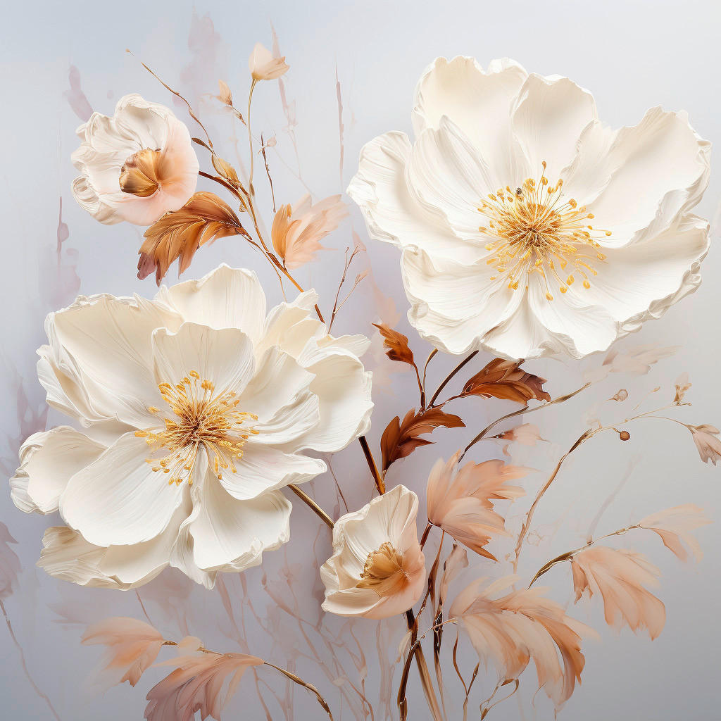 GLASBILD Blumen  - Multicolor, Basics, Glas (30/30/1,40cm) - Euroart