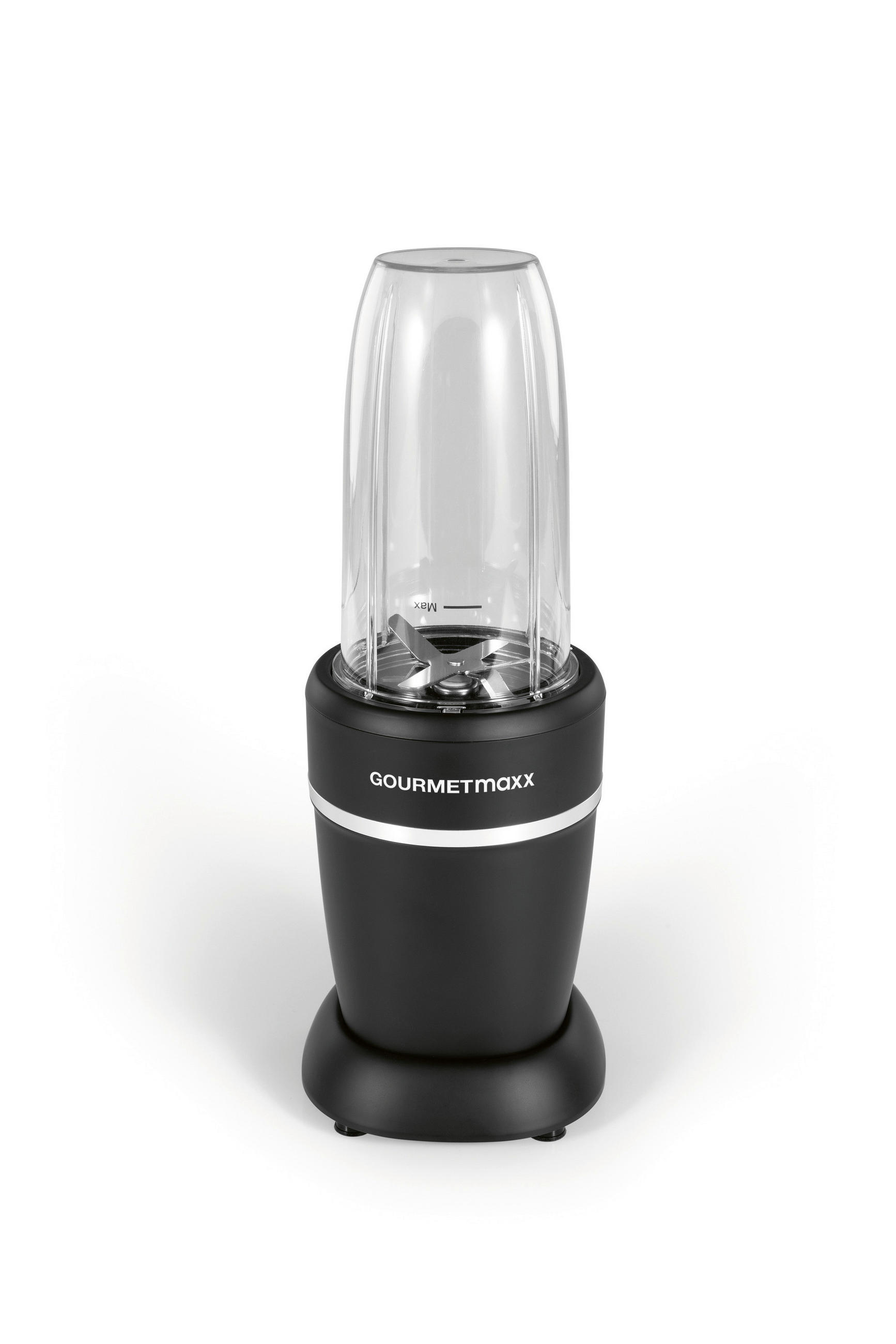 STANDMIXER GOURMETmaxx  - Transparent/Schwarz, Basics, Kunststoff/Metall (25,7/15,2/23,5cm) - GOURMETMAXX