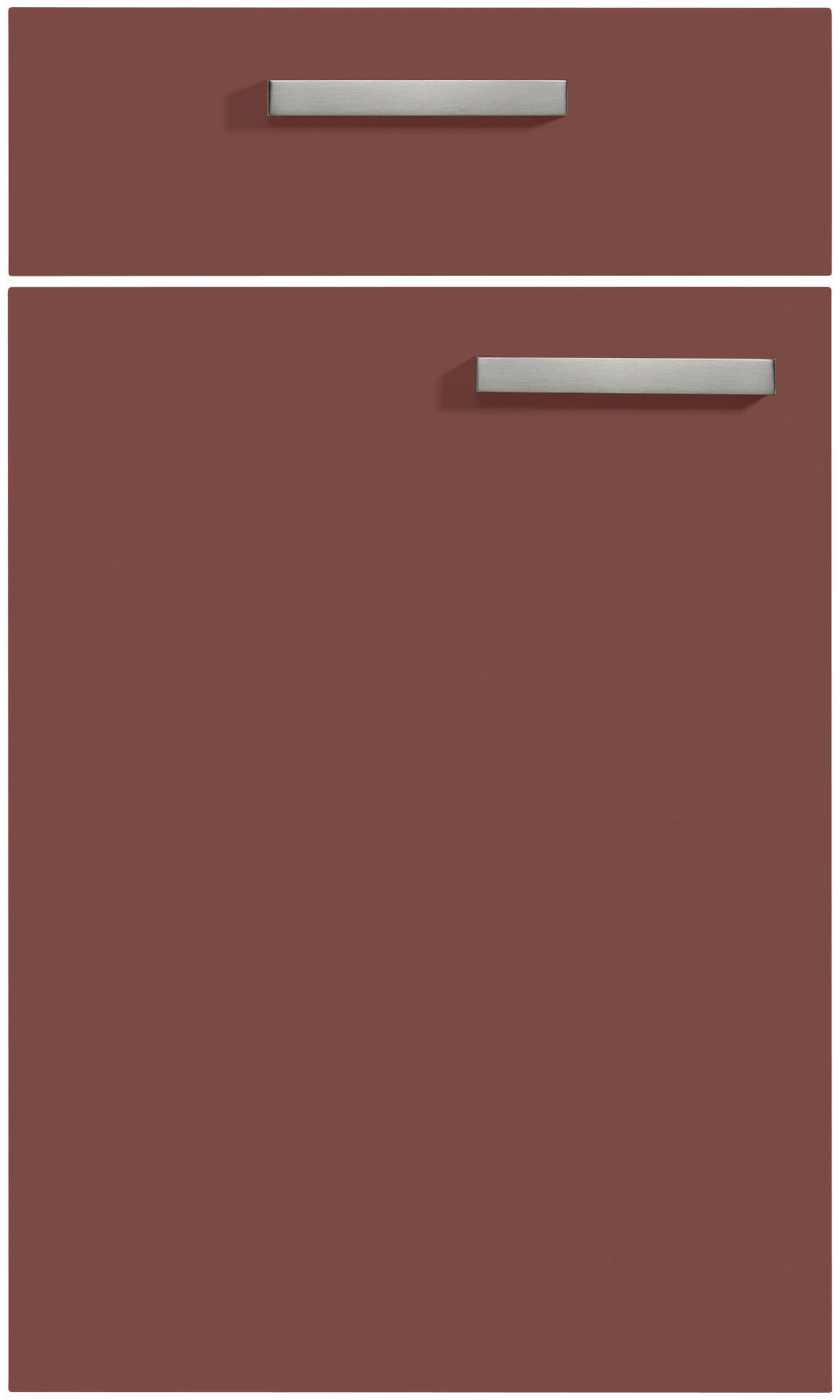 EINBAUKÜCHE   - Eichefarben/Olivgrün, Design, Holzwerkstoff - Dieter Knoll