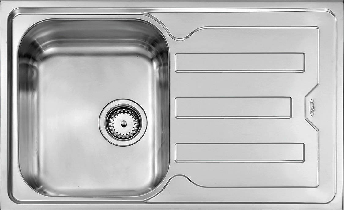 SPÜLE 103881  - Edelstahlfarben, Basics, Metall (86/48/21cm) - HKT