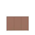 SIDEBOARD  154,2/99,1/34,9 cm  - Terracotta/Grau, MODERN, Holzwerkstoff/Kunststoff (154,2/99,1/34,9cm) - Carryhome