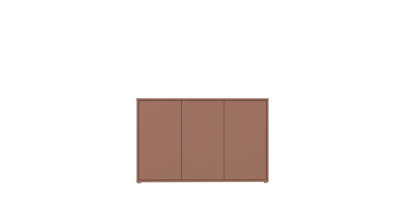 SIDEBOARD  154,2/99,1/34,9 cm  - Terracotta/Grau, MODERN, Holzwerkstoff/Kunststoff (154,2/99,1/34,9cm) - Carryhome