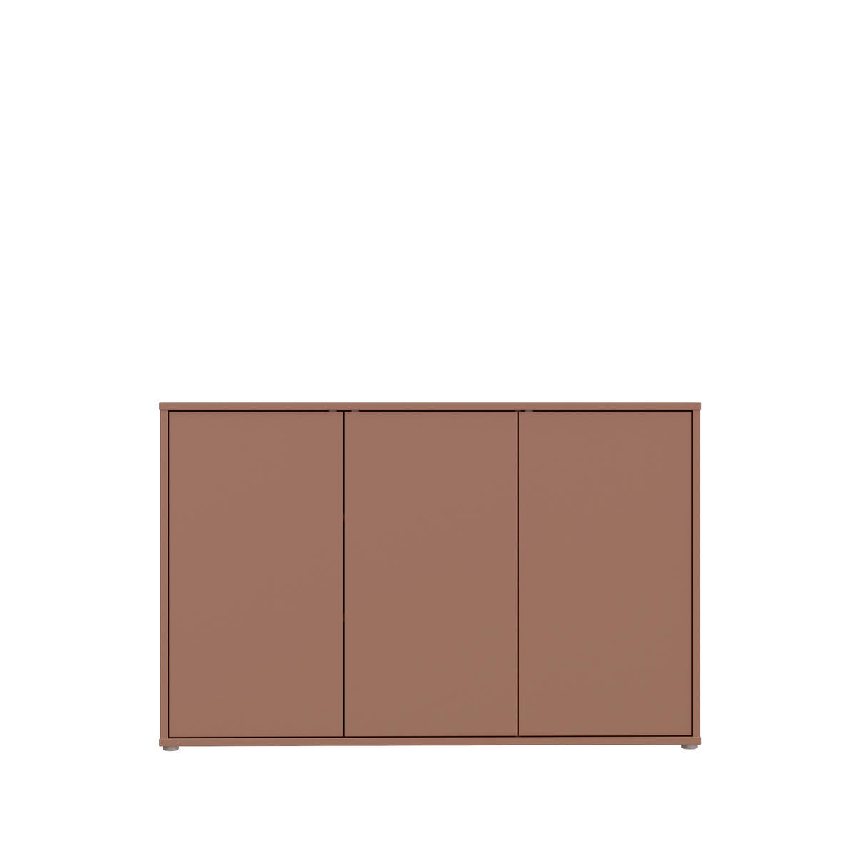 SIDEBOARD  154,2/99,1/34,9 cm  - Terracotta/Grau, MODERN, Holzwerkstoff/Kunststoff (154,2/99,1/34,9cm) - Carryhome