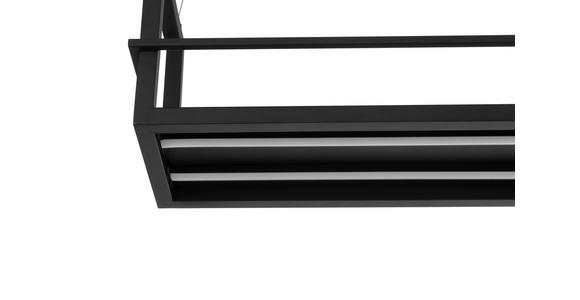 LED-HÄNGELEUCHTE Bury 118/22/150 cm  - Schwarz, Design, Metall (118/22/150cm) - Novel