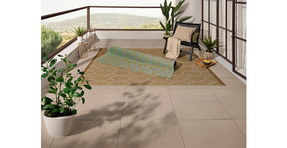 OUTDOORTEPPICH 160/230 cm Olea Creme, Beige  - Beige/Creme, Trend, Textil (160/230cm) - Dieter Knoll