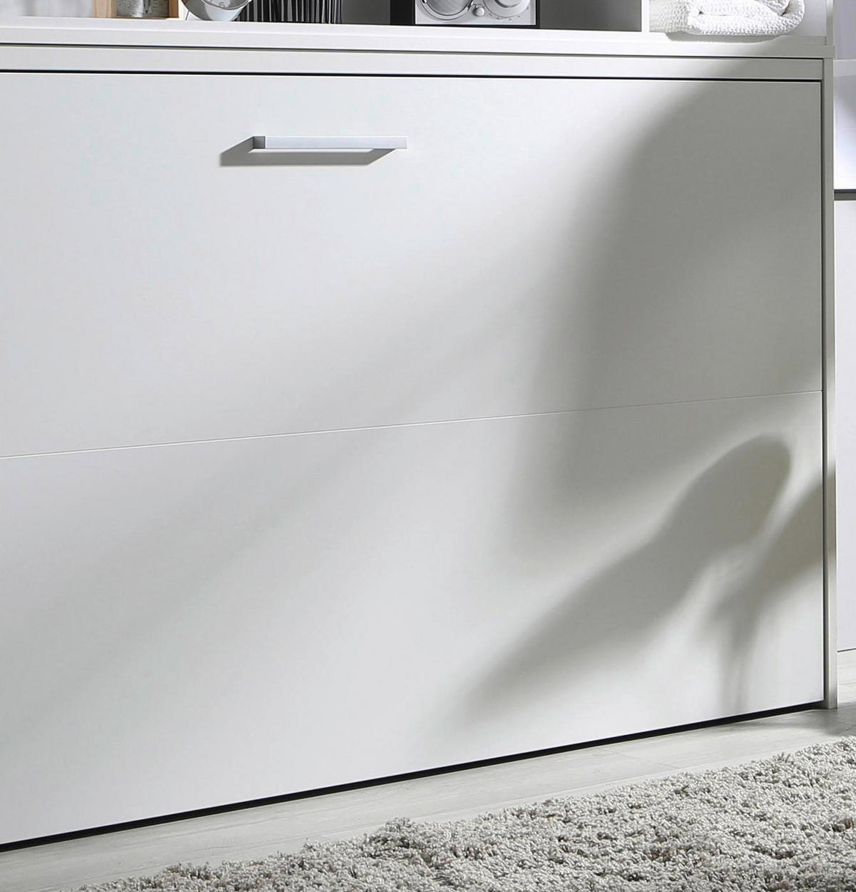 REGÁL - bílá/barvy stříbra, Design, kompozitní dřevo/plast (212/93/38cm) - MID.YOU