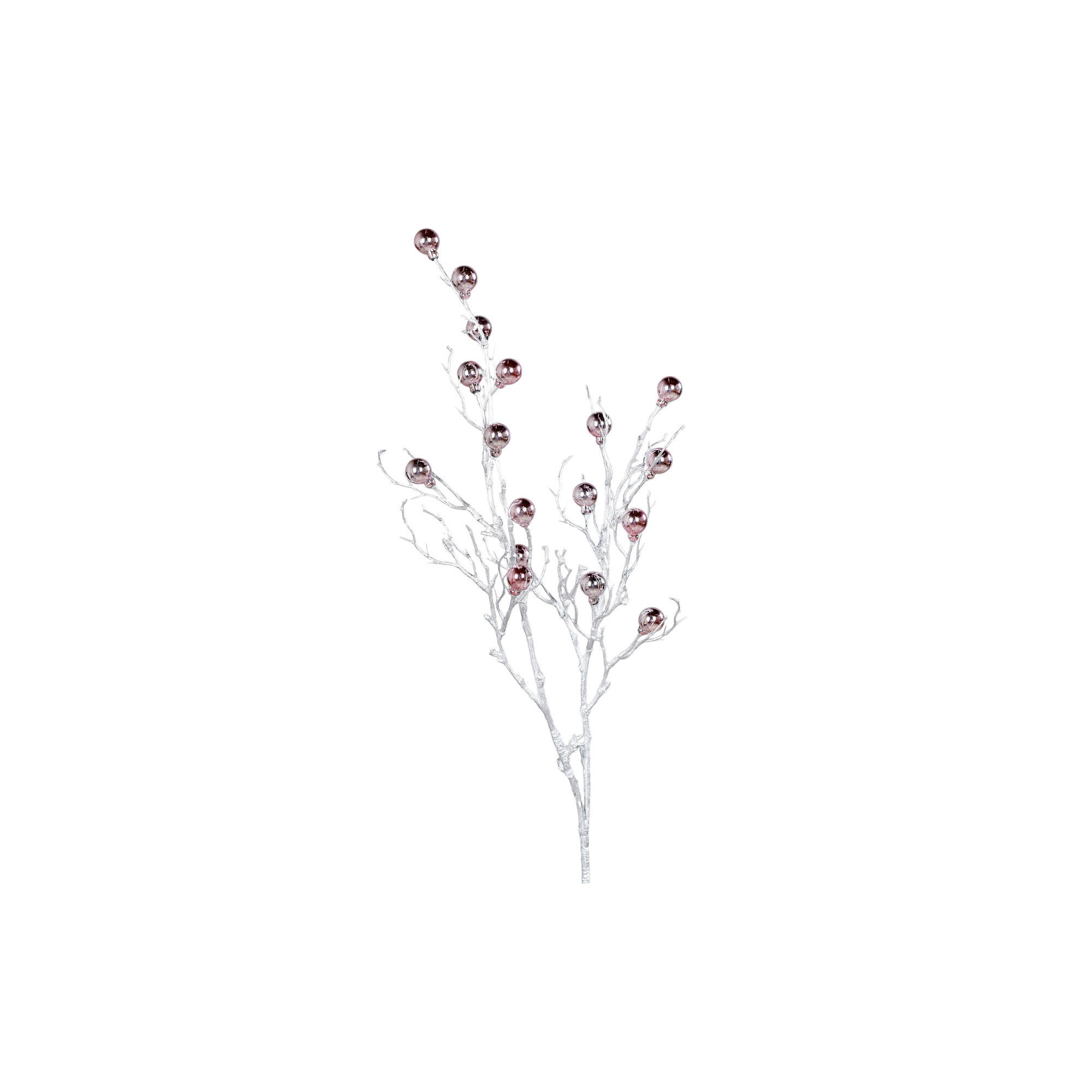 DEKOZWEIG - Rosa/Braun, LIFESTYLE, Kunststoff (102cm)