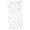 GARDEROBA ZIDNA   bijela  metal  - bijela, Design, metal (30/60/5cm)