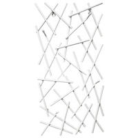 GARDEROBA ZIDNA   bijela  metal  - bijela, Design, metal (30/60/5cm)