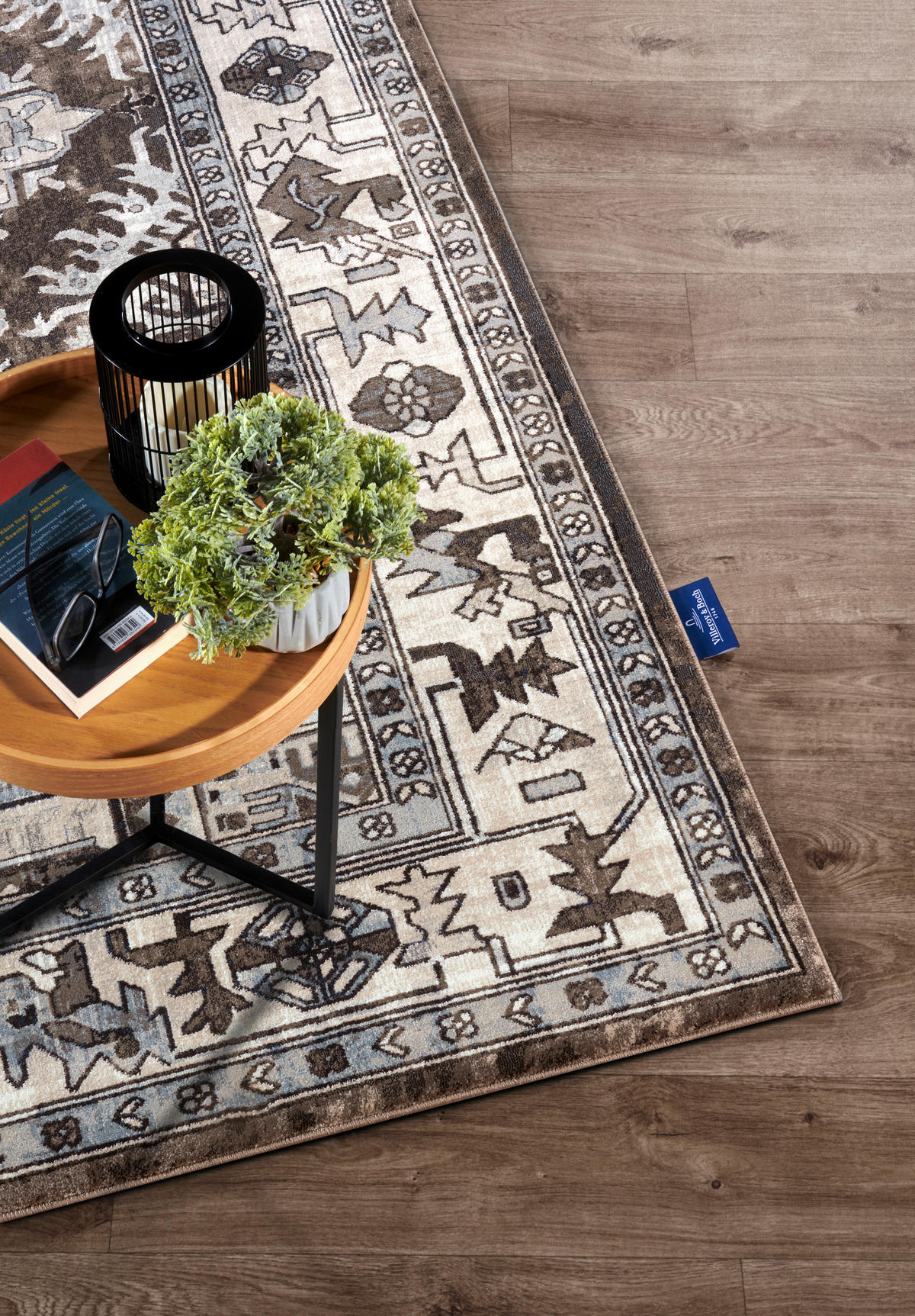 FLACHWEBETEPPICH 200/280 cm Kollektion 1869 Braun, Creme  - Creme/Braun, Design, Kunststoff/Textil (200/280cm) - Villeroy & Boch