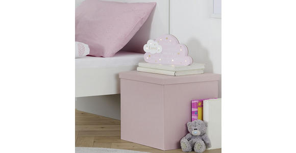 KINDER-NACHTLICHT - Rosa/Weiß, Trend, Holzwerkstoff (24/13,5cm) - My Baby Lou