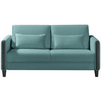 SCHLAFSOFA in Holz, Textil Blau, Schwarz  - Blau/Schwarz, Design, Holz/Textil (174/88/104cm) - Niels Andersson