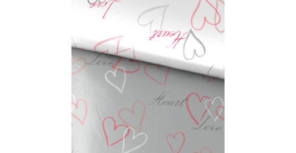 WENDEBETTWÄSCHE 140/200 cm - Grau, Trend, Textil (140/200cm) - Esposa