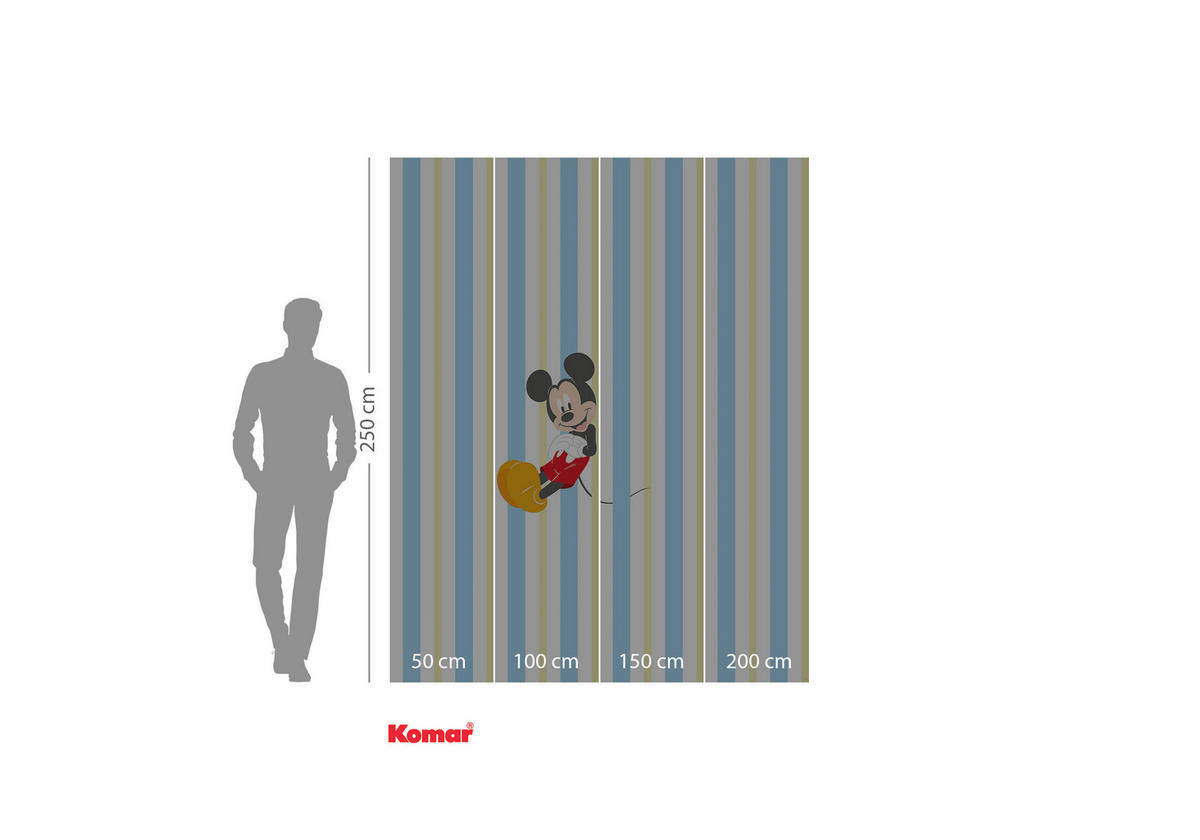 VLIESTAPETE Mickey Mouse  - Basics (200/250/cmcm) - Disney
