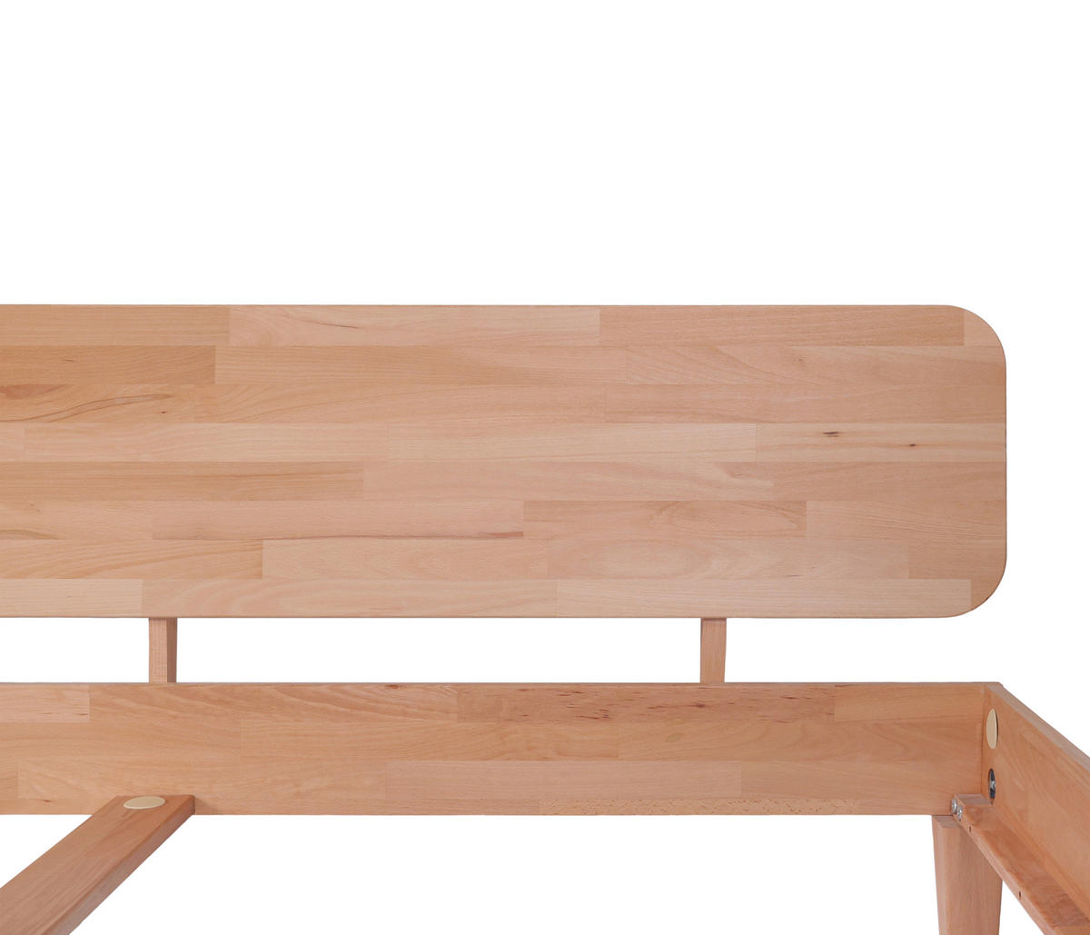 BETT 140/200 cm  in  - Buchefarben, MODERN, Holz (140/200cm) - MID.YOU