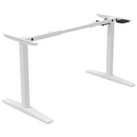 TISCHGESTELL - Weiss, Design, Kunststoff/Metall (120-160/70/75-120cm) - Carryhome