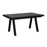 AUSZIEHTISCH Anthrazit rechteckig  ausziehbar, in verschiedenen Größen erhältlich  - Anthrazit, Design, Stein/Metall (160-210/100/77cm) - Ambia Garden