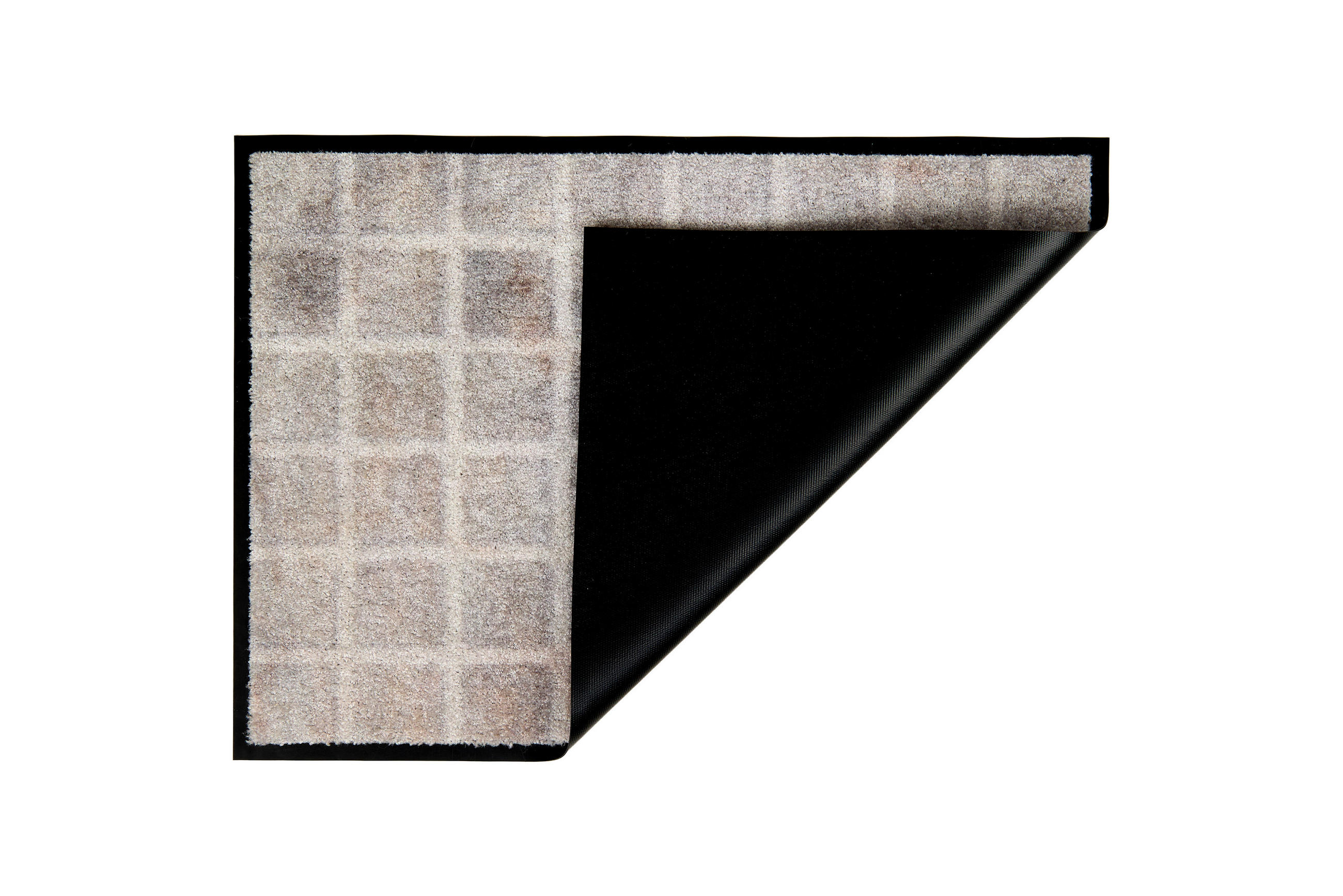 FUSSMATTE - Hellgrau, Design, Textil (50/70cm) - Schöner Wohnen