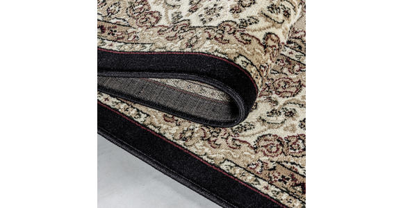 WEBTEPPICH 80/150 cm Kashmir Schwarz - Schwarz, KONVENTIONELL, Textil (80/150cm) - Novel