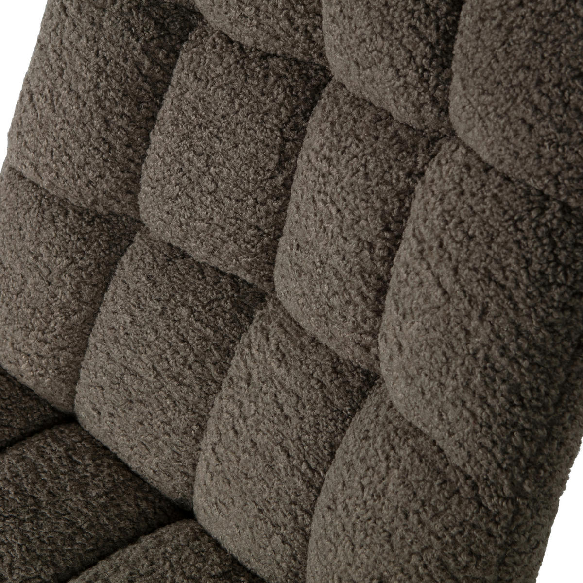 SESSEL in Teddystoff Dunkelgrün  - Dunkelgrün/Schwarz, Design, Textil/Metall (70/101/85cm) - Livetastic