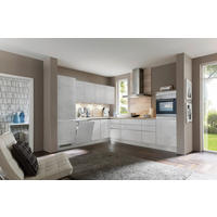 EINBAUKÜCHE 371  - Hellgrau, Design, Holzwerkstoff - Celina
