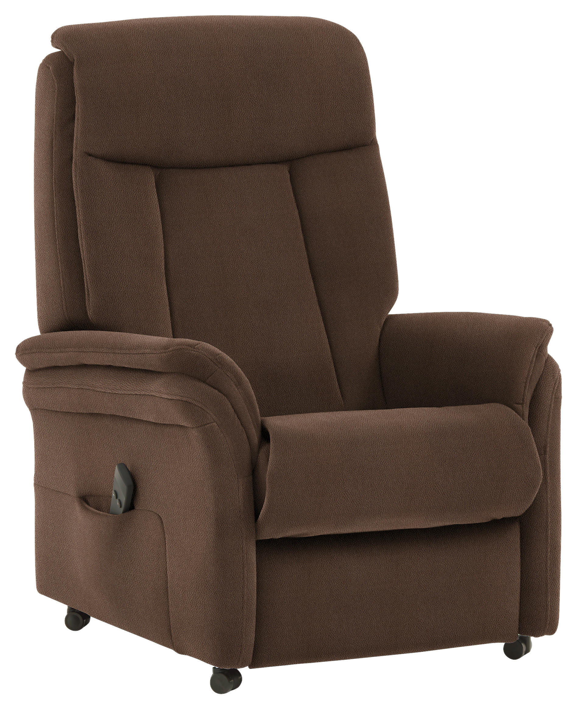 FERNSEHSESSEL in Mikrofaser Braun  - Braun, KONVENTIONELL, Kunststoff/Textil (74/107/84cm) - Valdera