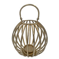LATERNE - Silberfarben, LIFESTYLE, Metall (31/34cm)