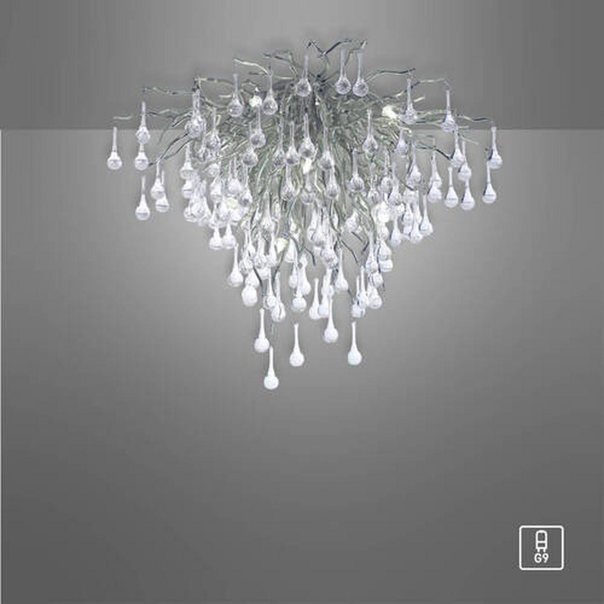 STROPNÍ SVÍTIDLO, 50/50/50 cm - Design, kov (50/50/50cm)