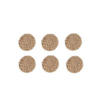 GLASUNTERSETZERSET Holz Naturfarben  - Naturfarben, Basics, Holz (26/20/2,5cm) - Zeller Present