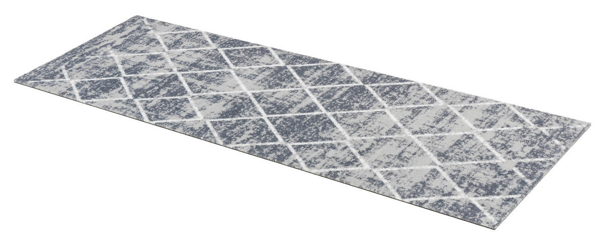 KÜCHENLÄUFER 50/150 cm Miabella Weiß, Hellgrau  - Hellgrau/Weiß, Design, Textil (50/150cm) - Esposa