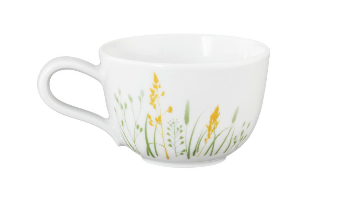 SKODELICA ZA ESPRESO  LIBERTY MEADOW GRASSES       - zelena/bela, Basics, keramika (90ml) - Seltmann Weiden