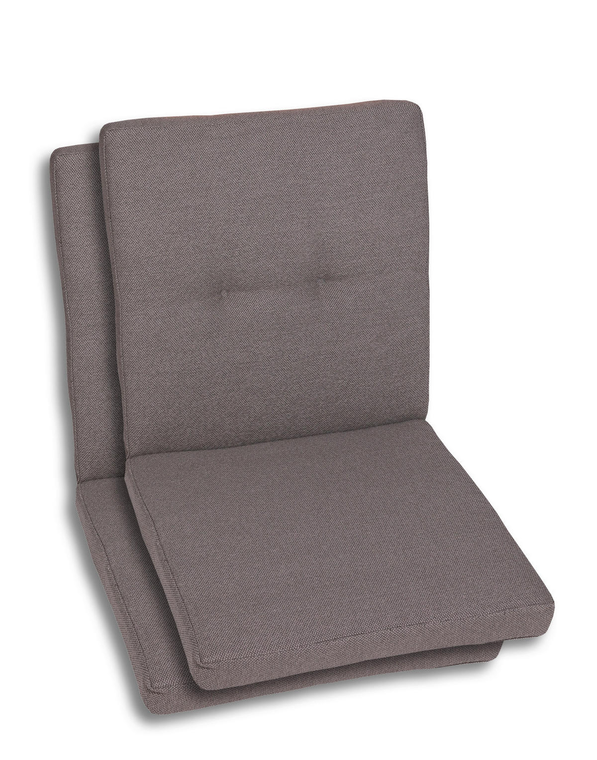 SESSELAUFLAGENSET in Taupe Uni  - Taupe, Basics, Textil (50/7/100cm)