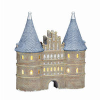 DEKOHAUS  - Blau/Braun, Basics, Keramik (20/22/8cm)